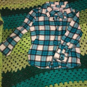 Two 3T plaid button down.